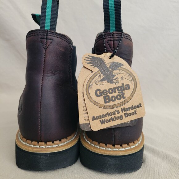 Georgia Giant Waterproof High Romeo Boot, Soft Toe, Size 7M/9W USA UK 6 GR500 - Picture 6 of 11